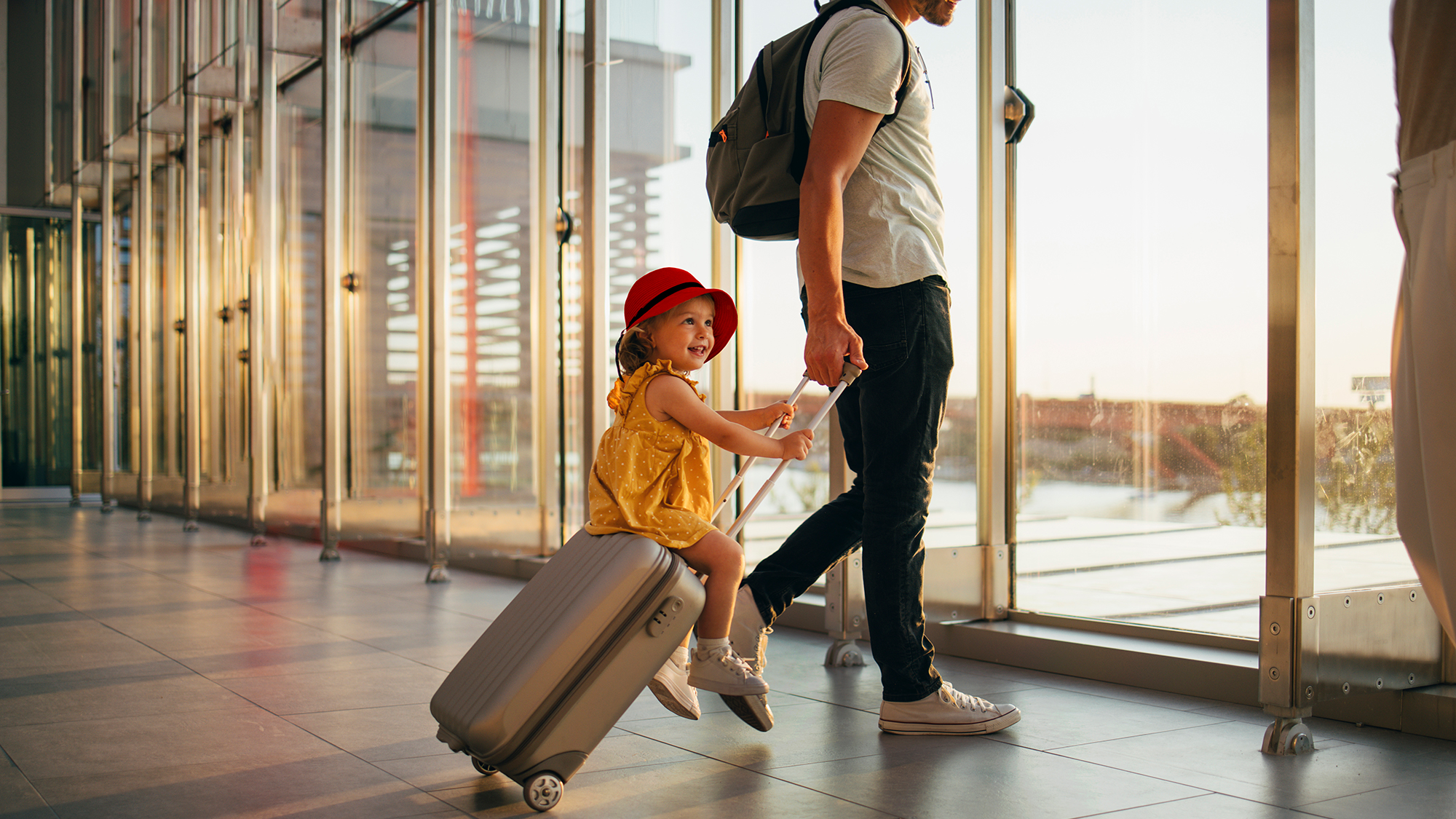 child travelling islands