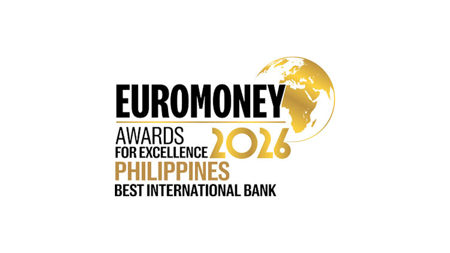 Euromoney Awards for Excellence 2026 logo, Best International Bank, Philippines