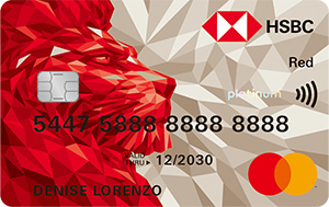 HSBC Red Platinum Mastercard Credit card rewards