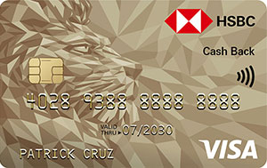 HSBC Gold Visa Cash Back Credit Card