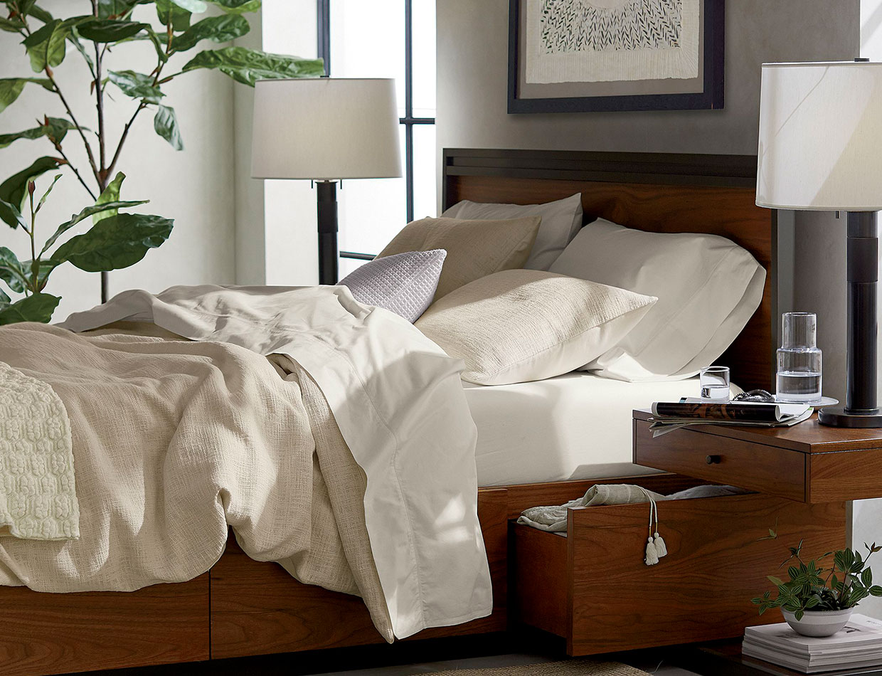 blair king bed; image used for HSBC Philippines Credit Card crate and barrel offers page