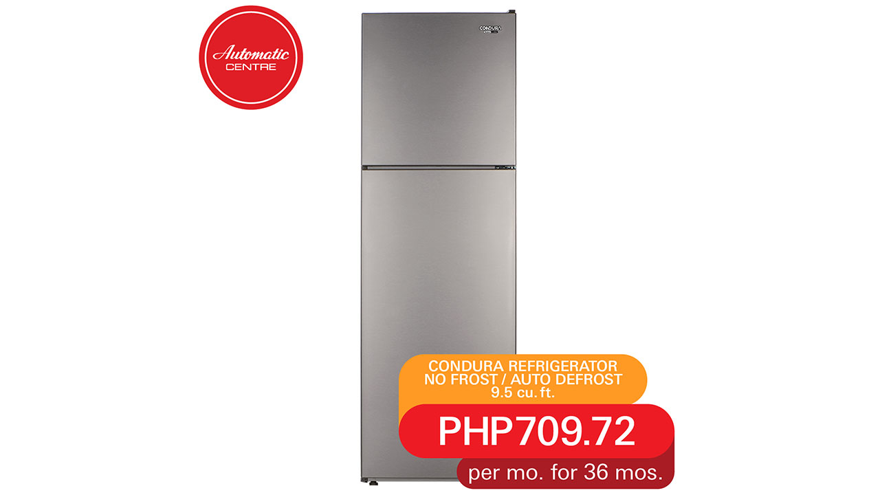 Condura Refrigerator No Frost/ Auto Defrost; image used for HSBC Philppines Credit Card Offers Automatic Centre page