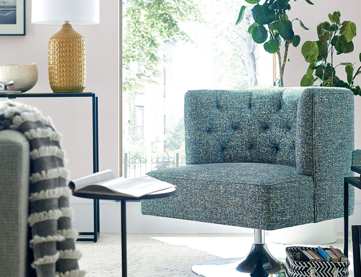grayson swch ocean sofa; image used for HSBC Philippines Credit Card crate and barrel offers page
