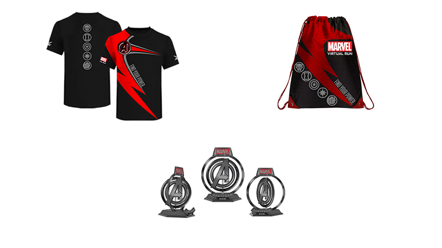 Marvel Virtual Run Merchandise 