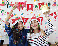 When your card can bring this much holiday cheer, go with it