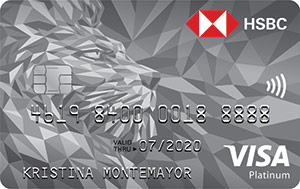 HSBC Platinum Visa Rebate Credit Card Rewards
