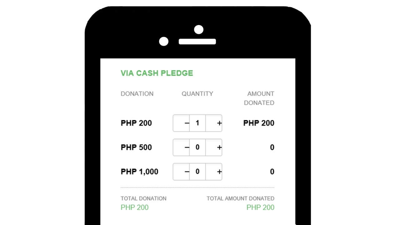 Pledge Step 3