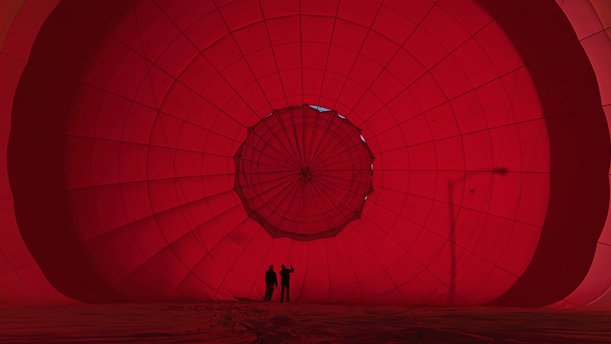 Inside a hot air balloon; Image used for HSBC Global Banking for Filipinos page - International Bank in the Philippines
