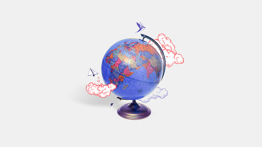 World globe