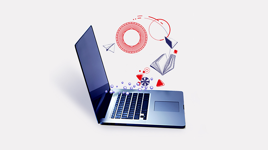 Premier computer; image used for HSBC Philippines Premier Customer Referral page